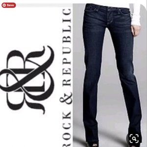 Rock & Republic Stella Straight Leg Jeans Sz 29